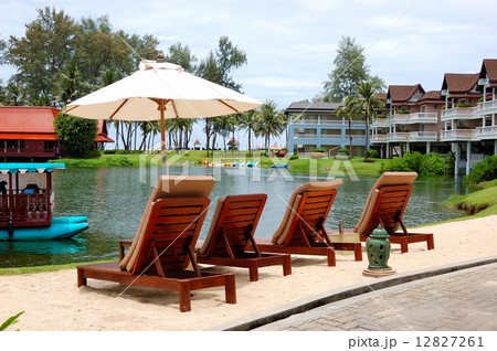 Recreation area of luxury hotel, Phuket, Thailand Recreation area of luxury hotel, Phuket, Thailand 12827261