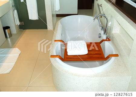 Bathroom at the luxury hotel, Pattaya, Thailand 12827615