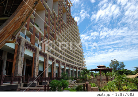 Modern luxury hotels at seashore, Pattaya, Thailand Modern luxury hotels at seashore, Pattaya, Thailand 12827682