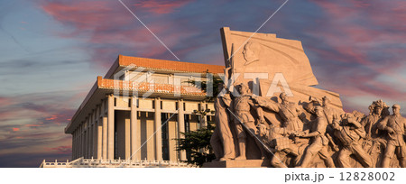 Mausoleum of Mao Zedong, Tiananmen Square, Beijing, China 12828002