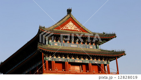 Zhengyangmen Gate (Qianmen).  Tiananmen Square in Beijing, China 12828019