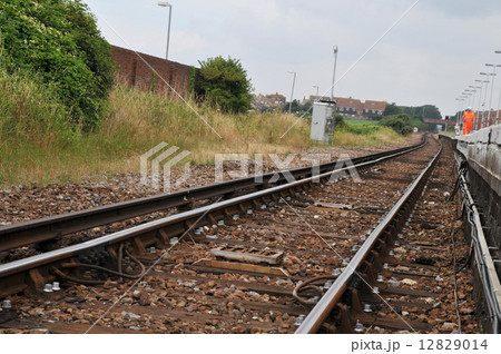 鉄道の線路 12829014