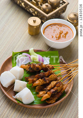chicken satay popular asian dish chicken satay popular asian dish 12830536