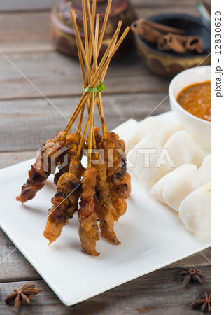 chicken satay popular asian dish chicken satay popular asian dish 12830620