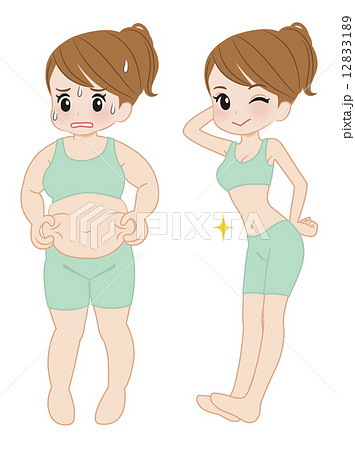 女性　ダイエット6 12833189
