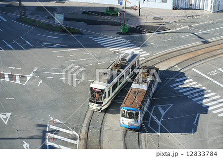 朝の熊本市電 12833784