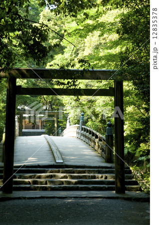 伊勢神宮 内宮 風日祈宮橋 伊勢神宮 内宮 風日祈宮橋 12835378