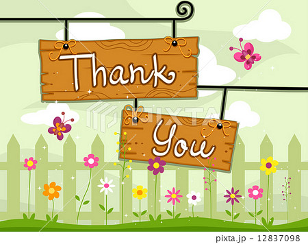 Thank You Card 插圖素材 圖庫
