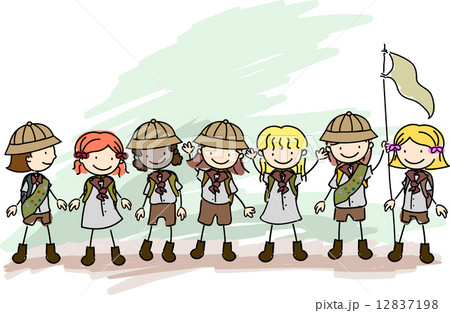 Girl Scouts Doodle Girl Scouts Doodle 12837198