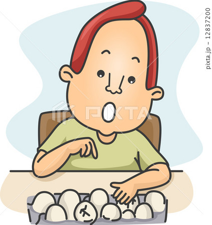 Man Counting Eggs 12837200