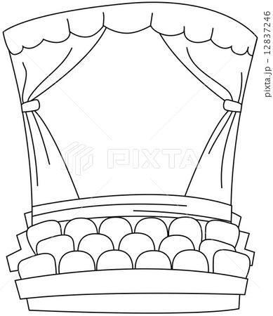Line Art Theater 12837246