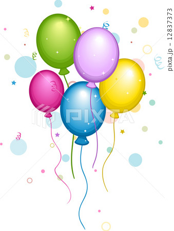 Balloons and Confetti 12837373