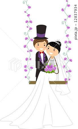 Bride on a Swing 12837934