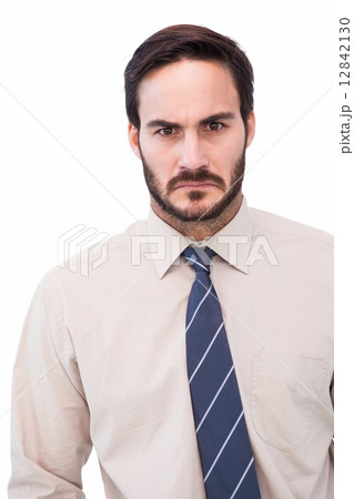 Portrait of an angry businessman 12842130