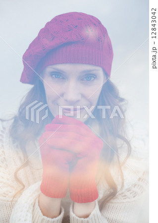 Pretty redhead in warm clothing Pretty redhead in warm clothing 12843042