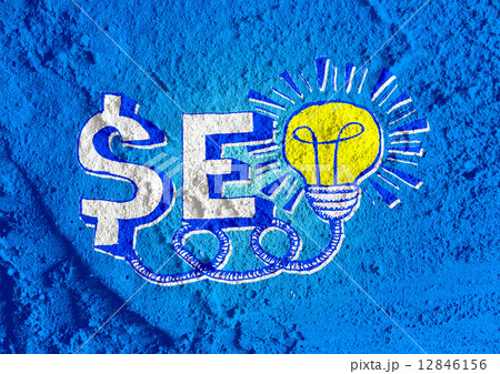 Seo Idea SEO Search Engine Optimization on Cement wall texture Seo Idea SEO Search Engine Optimization on Cement wall texture 12846156