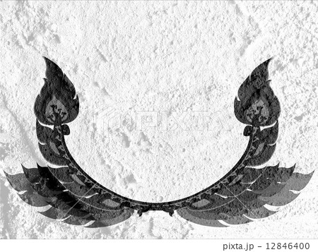 Line Thai art on wall texture background design Line Thai art on wall texture background design 12846400