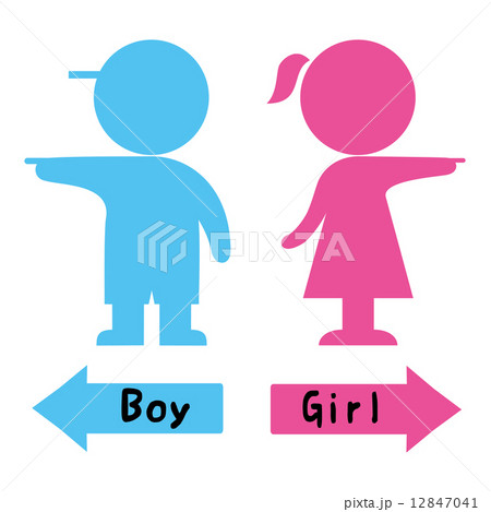 トイレマークのイラスト素材