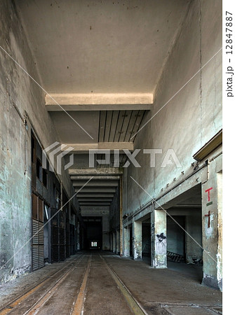 Dark industrial interior 12847887