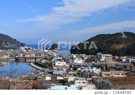 日和佐町並み 12848585