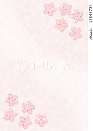 桜のデザイン模様 小さな桜 03のイラスト素材
