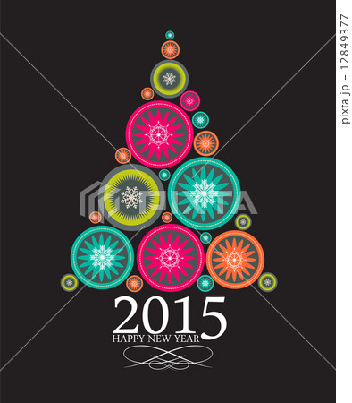 Abstract Beauty Christmas and New Year 2015 Background. Vector I Abstract Beauty Christmas and New Year 2015 Background. Vector I 12849377