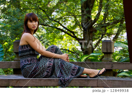 Young Lady Outdoors 12849938