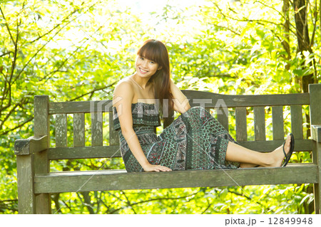 Young Lady Outdoors 12849948