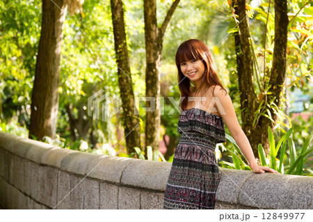 Young Lady Outdoors 12849977