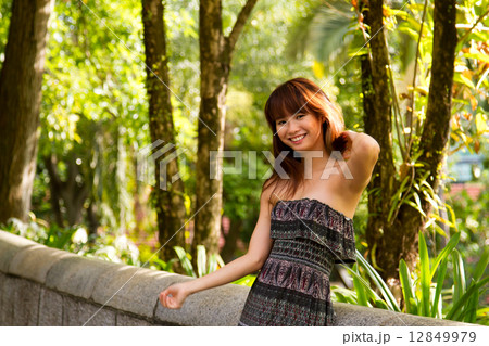 Young Lady Outdoors 12849979