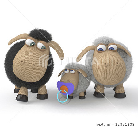 Family of lambs Family of lambs 12851208
