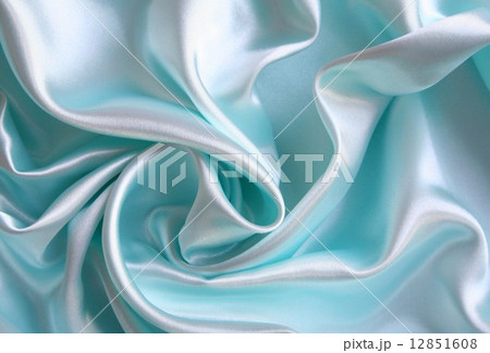Smooth elegant blue silk as background 12851608