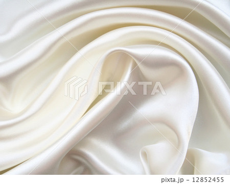 Smooth elegant white silk as background Smooth elegant white silk as background 12852455