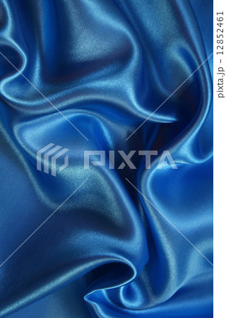 Smooth elegant blue silk 12852461