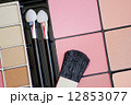makeup brush and make-up eye shadows 12853077