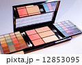 makeup brush and make-up eye shadows 12853095