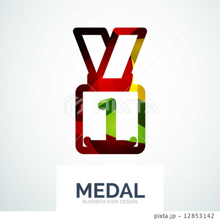 Colorful award business logo Colorful award business logo 12853142