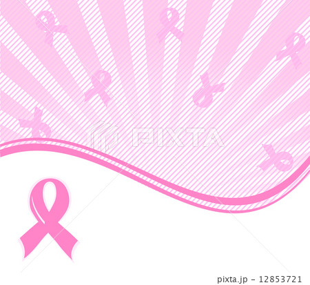 vector illustration of a pink ribbon breast cancer support back vector illustration of a pink ribbon breast cancer support back 12853721