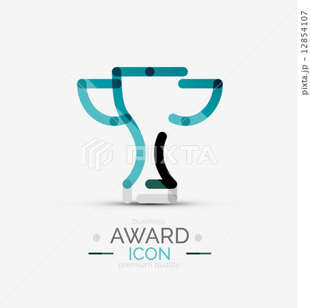 Award icon, logo. 12854107