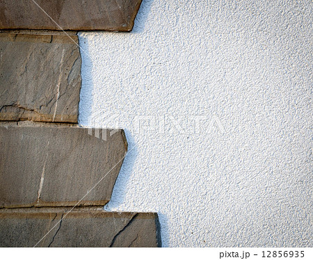 stone cladding on white wall stone cladding on white wall 12856935