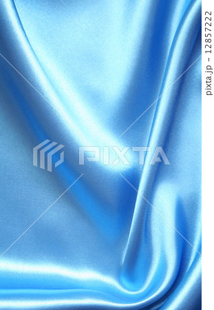 Smooth elegant blue silk as background 12857222