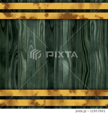 seamless texture of color wooden planks - barrel or fence 12857601