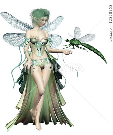 Green Dragonfly Fairy Green Dragonfly Fairy 12858558