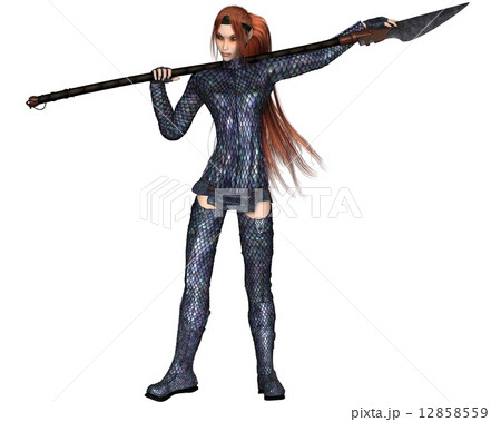 Female Elf Dragon Warrior 12858559