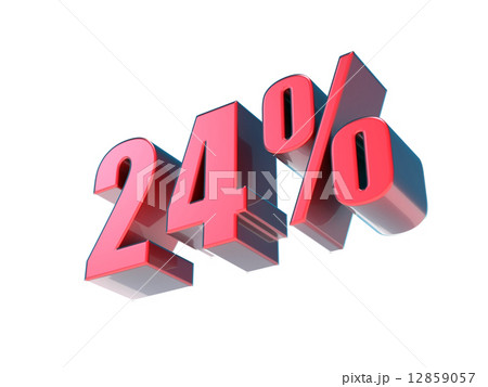 24% - Stock Illustration [12859057] - PIXTA