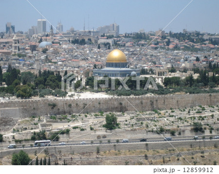 イスラエル エルサレム 岩のドーム イスラエル エルサレム 岩のドーム 12859912