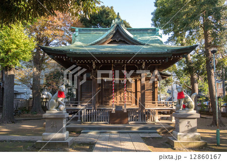 十日森稲荷神社の写真素材