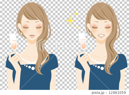 Party style smiley women 12861059