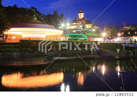 りんどう湖ファミリー牧場夜景 12863552