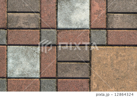 Brick paving pattern 12864324
